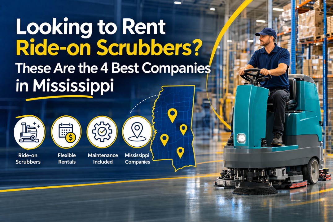 Looking to Rent Ride-On Scrubbers? The 4 Best Companies in Mississippi