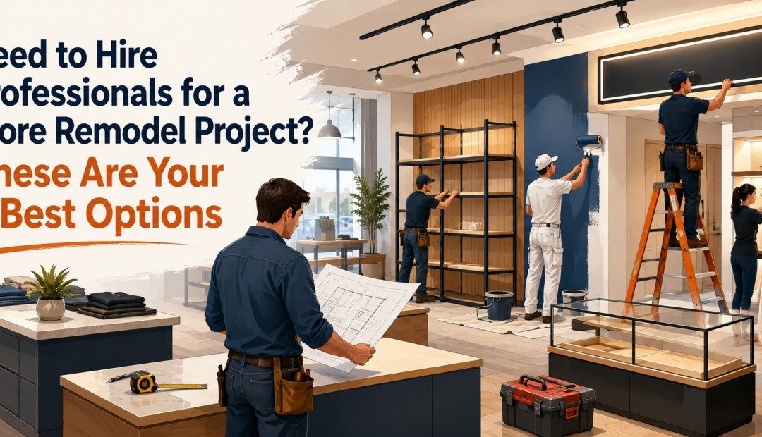 Need to Hire Professionals for a Store Remodel Project? These Are Your 7 Best Options