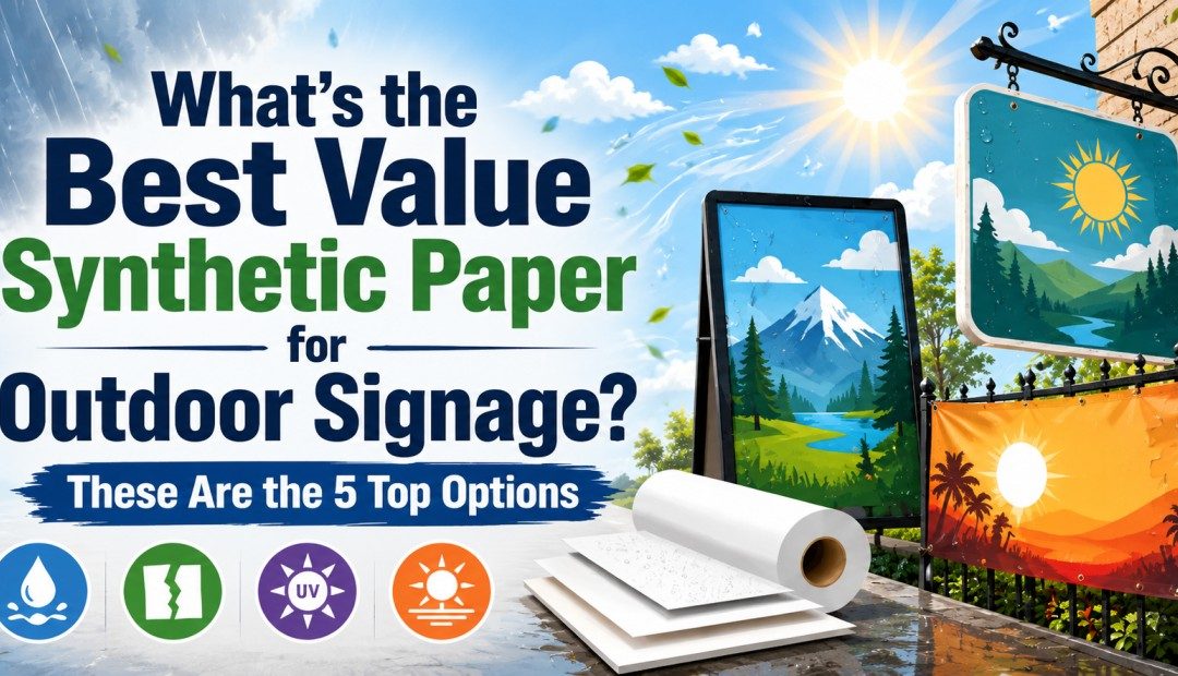 What’s the Best Value Synthetic Paper for Outdoor Signage? These Are the 5 Top Options