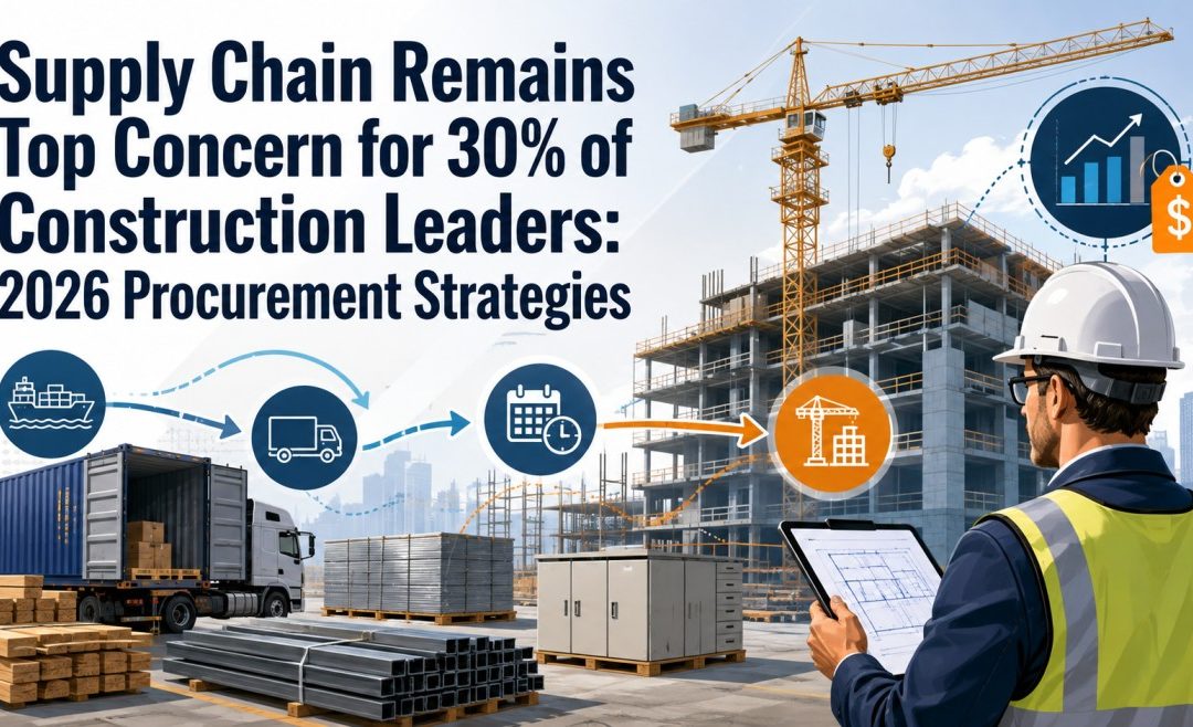 Supply Chain Remains Top Concern for 30% of Construction Leaders: 2026 Procurement Strategies