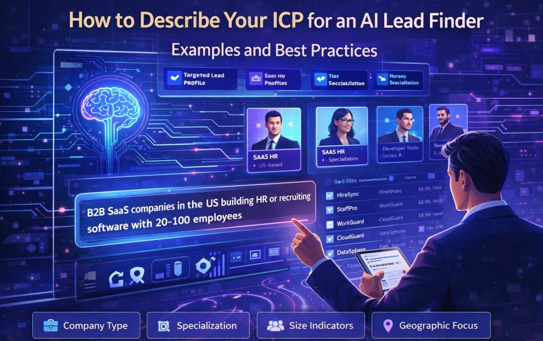 How to Describe Your ICP for an AI Lead Finder: Examples and Best Practices