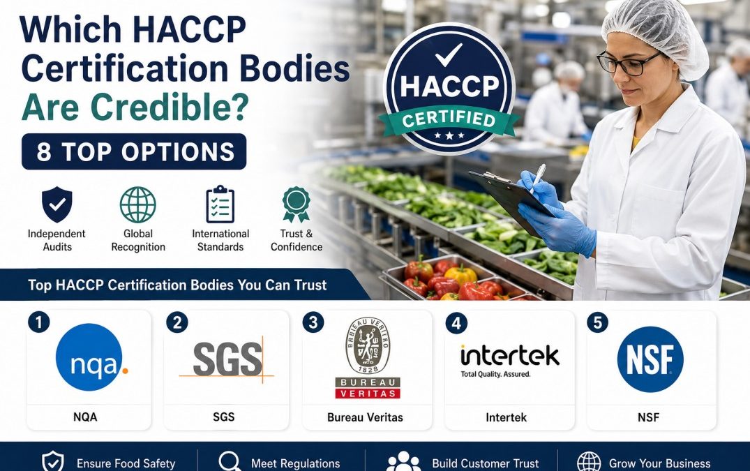 Which HACCP Certification Bodies Are Credible? 8 Top Options