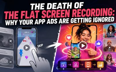 The Death of the Flat Screen Recording: Why Your App Ads Are Getting Ignored