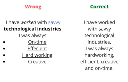 Correct formatting for writing a friendly ATS resume