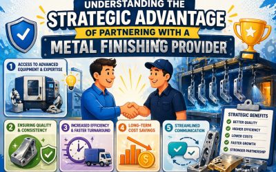Understanding the Strategic Advantage of Partnering With a Metal Finishing Provider
