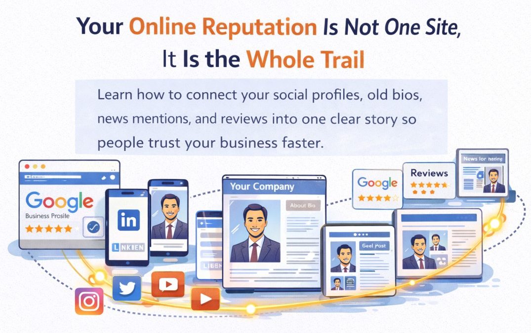Your Online Reputation Is Not One Site, It Is the Whole Trail