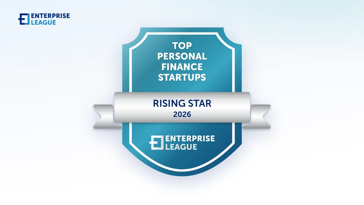 Top Personal Finance Startups 2026 Rising Star badge Successful personal finance startups leading the fintech revolution